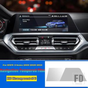 BMW 3シリーズ G20 G21 G28 320I 325I 330I 2019-2021 中央計器ナビゲーション画面強化ガラスプロテクターフィルム - 1
