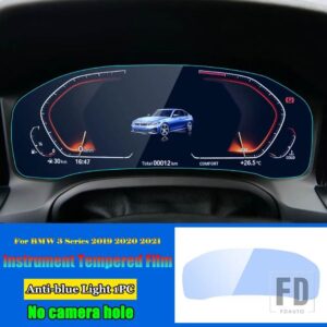 BMW 3シリーズ G20 G21 G28 320I 325I 330I 2019-2021 中央計器ナビゲーション画面強化ガラスプロテクターフィルム - 4