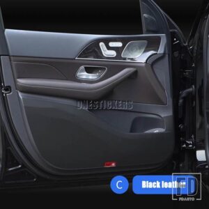 メルセデスベンツ カーアクセサリードアエッジパッドアンチキックドアマットカバー GLEクラス W167 V167 GLE350/GLE450/400D 2020 - 3