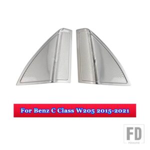 メルセデスベンツ Cクラス W205 Eクラス W213 GLC X253 ステンレスドア窓ツイーターオーディオスピーカーカバートリムフレーム - For C Class W205