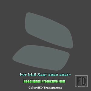 メルセデスベンツ GLB クラス X247 GLB180 GLB200 220 250 2020 2021 + ヘッドライトテールライトランプ TPU スモークブラックフィルム - HD Transparent 1