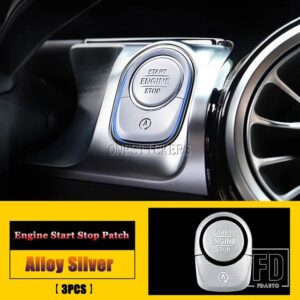 メルセデスベンツ AMG A B CLA GLB GLAクラス W177 V177 W247 C118 W118 X247 H247 カーエアコンエアベントアウトレットノブカバートリム - 6