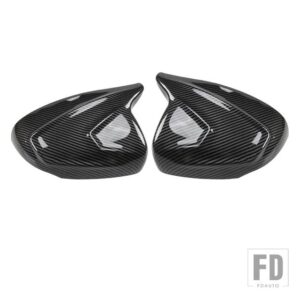 メルセデスベンツ A CLAクラス W177 V177 C118 W118 2019-2022 + カーアクセサリーサイドバックミラーカバーキャップシェルトリムステッカー - Carbon Fiber
