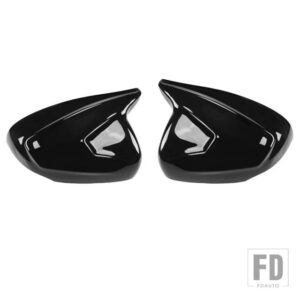 メルセデスベンツ A CLAクラス W177 V177 C118 W118 2019-2022 + カーアクセサリーサイドバックミラーカバーキャップシェルトリムステッカー - Gloss black