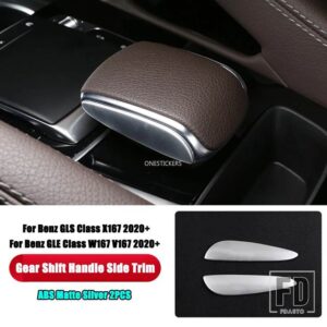 メルセデスベンツ GLE GLSクラス AMG W167 V167 X167 2020 2021 + カーアクセサリーセンターコンソールギアアームレストマウスシェルトリムカバ - 4