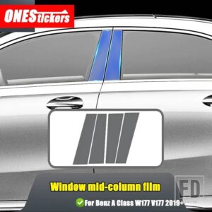 メルセデスベンツ Aクラス W177 V177 A180 A200 A220 A250 2019 + センターコンソールフルセットインテリアモールディング TPU プロテクターフ - 5