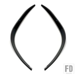 メルセデスベンツ Aクラス W177 V177 A180 A200 A220 A250 2019 2020 + カーアクセサリーフロントバンパーフェンダーリップフォグランプトリム - Carbon Fiber
