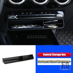 メルセデスベンツ GLE GLS B GLB クラス W167 X167 W247 X247 GLE350 GLE450 カーアクセサリー中央制御収納ボックストレイホルダー - For B Class