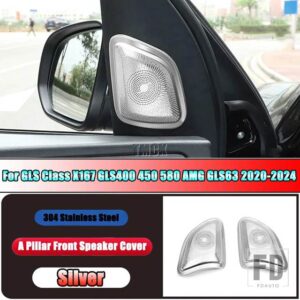 メルセデスベンツ GLE GLSクラス W167 V167 クーペ C167 X167 AMG 2020-24 カーアクセサリートライアングルツイーターオーディオスピーカーカバ - For GLS Class