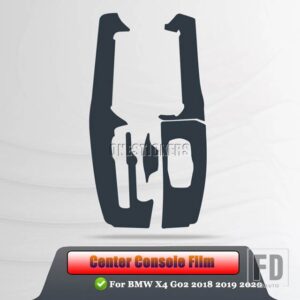 BMW X3 F25 G01 X4 F26 G02 2011-2020 カーセンターコンソールギアパネルナビゲーションフルセットインテリアモールディング TPU プロテクター - For X4 18-20