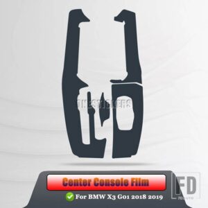 BMW X3 F25 G01 X4 F26 G02 2011-2020 カーセンターコンソールギアパネルナビゲーションフルセットインテリアモールディング TPU プロテクター - For X3 18-19