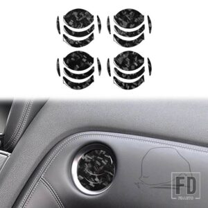 日産 GTR R35 2008-2016 カーアクセサリーカーボンインテリアステアリングホイール CD ギアシフトセットトリムステッカー - air vents