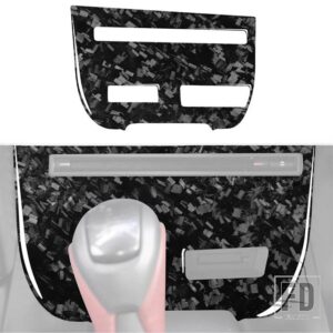 日産 GTR R35 2008-2016 カーアクセサリーカーボンインテリアステアリングホイール CD ギアシフトセットトリムステッカー - Storage B LHD