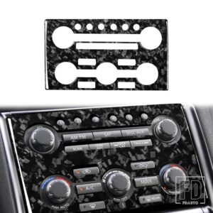 日産 GTR R35 2008-2016 カーアクセサリーカーボンインテリアステアリングホイール CD ギアシフトセットトリムステッカー - CD panel LHD