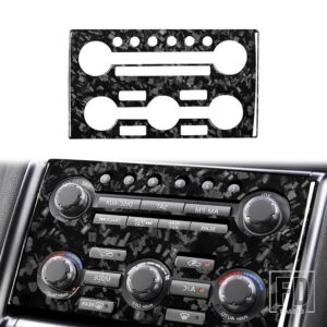 日産 GTR R35 2008-2016 カーアクセサリーカーボンインテリアステアリングホイール CD ギアシフトセットトリムステッカー - CD panel RHD