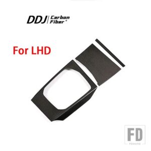 BMW カーボン 3/4シリーズ G20 G21 G22 G28 2020 2021 アクセサリーカーセンターコンソールダッシュボードサイドエア AC ベントギアトリム - Gear LHD