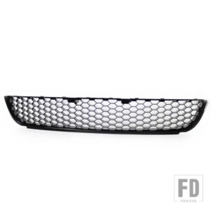 VW フロントバンパーグリルメッシュグリルフォグランプカバースリーピーススーツゴルフ 6 MK6 非 GTI 2009-13 - Front Bumper Grille