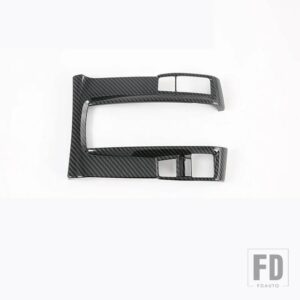 ホンダ シビック 2016-2020 カーボンギアシフトパネルカバートリム装飾フレームトリムステッカーカーインテリアアクセサリー LHD - New lines