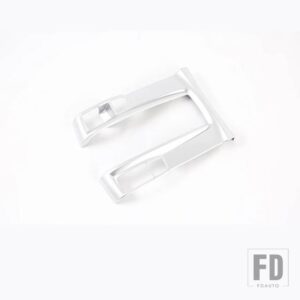 ホンダ シビック 2016-2020 カーボンギアシフトパネルカバートリム装飾フレームトリムステッカーカーインテリアアクセサリー LHD - Silver