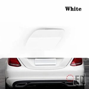 メルセデスベンツ Cクラス W205 リアバンパー牽引フックアイカバートリムトレーラーカバーキャップ 2058850224 オートアクセサリー 2015-2021 - WHITE