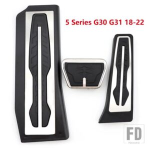 BMW ペダル E70 E71 F25 F26 F10 F20 F30 F22 F02 F15 F16 G20 G30 X3 X4 X5 X6 3 4 5/7シリーズ LHD ガスブレーキフットレストペダル - G30 G38 3Pcs
