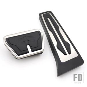 BMW ペダル E70 E71 F25 F26 F10 F20 F30 F22 F02 F15 F16 G20 G30 X3 X4 X5 X6 3 4 5/7シリーズ LHD ガスブレーキフットレストペダル - Universal 2Pcs