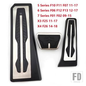 BMW ペダル E70 E71 F25 F26 F10 F20 F30 F22 F02 F15 F16 G20 G30 X3 X4 X5 X6 3 4 5/7シリーズ LHD ガスブレーキフットレストペダル - F10 F06 F02 F25 3Pcs