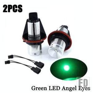 BMW 2個 LED エンジェルアイズマーカーライト電球ホワイト/ブルー/レッド/グリーン/イエロー E39 E53 E60 E61 E63 E64 E65 E66 E87 525I 530I