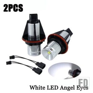 BMW 2個 LED エンジェルアイズマーカーライト電球ホワイト/ブルー/レッド/グリーン/イエロー E39 E53 E60 E61 E63 E64 E65 E66 E87 525I 530I