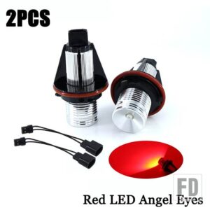 BMW 2個 LED エンジェルアイズマーカーライト電球ホワイト/ブルー/レッド/グリーン/イエロー E39 E53 E60 E61 E63 E64 E65 E66 E87 525I 530I