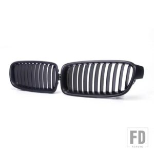 BMW ペアグロスブラック/M スタイルフロントキドニーグリルグリルレーシンググリル 3シリーズ F30 F31 F35 2012-2018 - 1 Line Matte Black