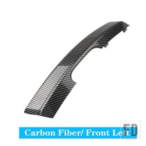 トヨタ カローラレビンフロントドアプルハンドルカバー内側ハンドルパネルトリム交換カーボンインテリア 2014-2018 - Carbon Left front