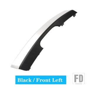 トヨタ カローラレビンフロントドアプルハンドルカバー内側ハンドルパネルトリム交換カーボンインテリア 2014-2018 - Black Left front