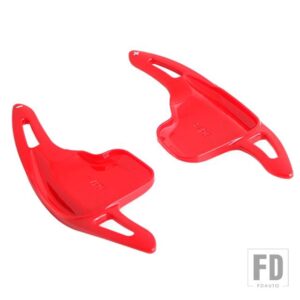 BMW ステアリングホイールシフトパドルシフター拡張 ABS トリム 1-7シリーズ F10 F18 F30 F35 F34 F22 F32 F07 F48 X1 X2 X4 X5 X6 - Red