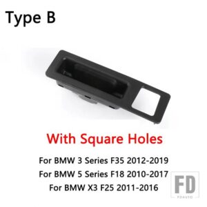 BMW 1個 テールゲートトランクスイッチハンドルの交換 3 5シリーズ X3 F35 F18 F25 2010-2019 テールゲートスイッチパネル - Dark Grey