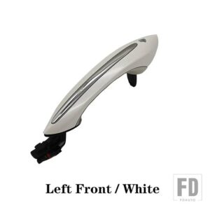 BMW 車外装ドアハンドルキーレス感知ハンドル交換用ライト F10 F11 F18 F06 F12 F13 F02 F07 F01 F02 F03 F04 - White Left Front