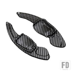 VW ステアリングホイールシフトパドルシフター拡張 ABS 延長 ティグアンシロッコシャラン CC ゴルフ 6 トゥアレグ LAVIDA - Carbon Fiber