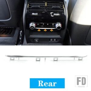 BMW 中央制御空調ラジオパネル電気メッキストリップ装飾 5 6 7シリーズ G30 G38 GT G32 G11 G12 - rear