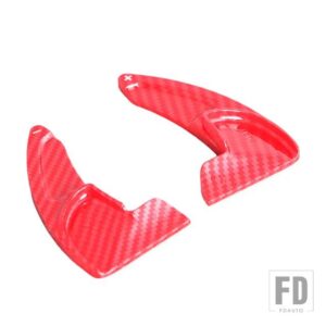 ジープ カーボンステアリングホイールのシフトパドル拡張シフタートリムカバー延長グランドチェロキーダッジ SRT アクセサリー - Carbon Red