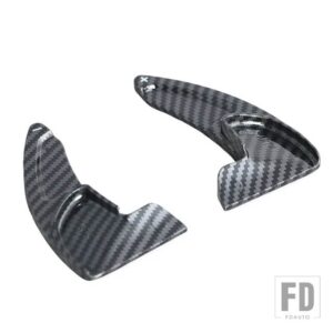 ジープ カーボンステアリングホイールのシフトパドル拡張シフタートリムカバー延長グランドチェロキーダッジ SRT アクセサリー - Carbon Fiber