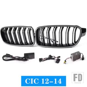BMW 3シリーズ F30 F31 F35 LED 車フロントバンパーレーシンググリルグリル 320I 325I 328I 2013-2019 グリルキドニーレーシンググリル - CIC 12-14