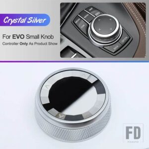 BMW クリスタルスタイルマルチメディアノブカバーノブステッカー E90 E92 E70 F10 F20 F22 F25 F26 F15 F30 G20 G30 1/3/4/5/6シリーズ - EVO Small Knob