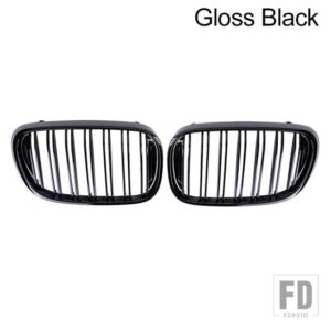 BMW PULLECO 7シリーズ G11 G12 730LI 740LI フロントグリルバンパーキドニーグリルフードレーシンググリル 16-20 - Gloss black