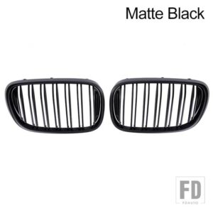 BMW PULLECO 7シリーズ G11 G12 730LI 740LI フロントグリルバンパーキドニーグリルフードレーシンググリル 16-20 - Matte Black