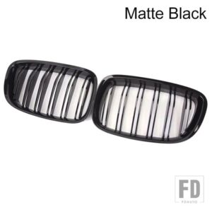 BMW PULLECO 5シリーズ GT F07 520 528 530 535 550 車フロントグリルバンパーフードキドニーグリルレーシンググリル 10-16 - Matte Black