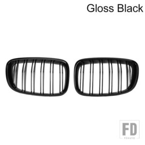 BMW PULLECO 5シリーズ GT F07 520 528 530 535 550 車フロントグリルバンパーフードキドニーグリルレーシンググリル 10-16 - Gloss black