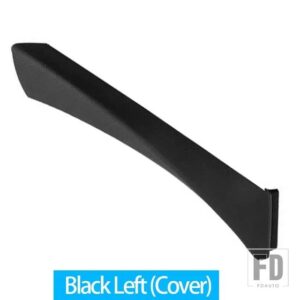 BMW 車内ドアインナーハンドルパネルプルトリムカバー 3シリーズ E90 E91 316 318 320 325 328I 2005-2012 - Black Left Cover