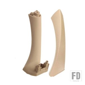 BMW 2ピース/セット インナーハンドルインテリアドアパネルプルトリムカバー 3シリーズ E90 E91 2004-2012 オートアクセサリー - Beige Right