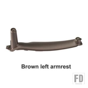 BMW アームレスト車左フロント運転席 LHD インテリアドアハンドルインナーパネルプルトリムカバー E70 E71 X5 X6 2007-2014 - Brown left armrest