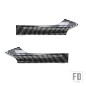 BMW PULLECO フロントバンパーサイドスプリッターカバーリップフォグランプエアベントインテークスポイラーカナード 2シリーズ F22 F23 M スポ - Carbon Fiber